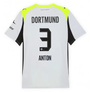 Fotbalové Dres Borussia Dortmund Waldemar Anton #3 Venkovní Oblečení 2025-26 Krátký Rukáv